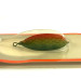   Weedless Johnson Silver Minnow, 3/16oz Green / Orange / Nickel fishing spoon #6193