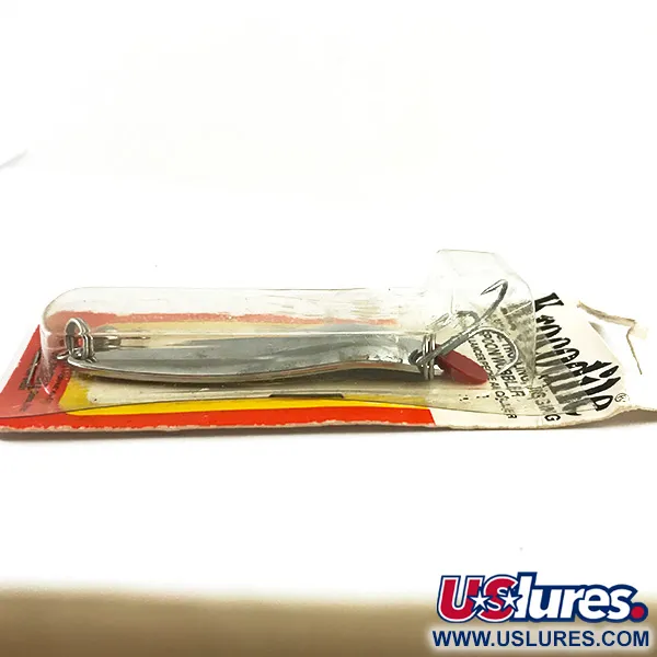 Luhr Jensen Krocodile Die #4, 1/2oz Nickel fishing spoon #6194