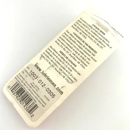 Luhr Jensen Krocodile Die #4 UV, 1/2oz Nickel / Red fishing spoon #6195