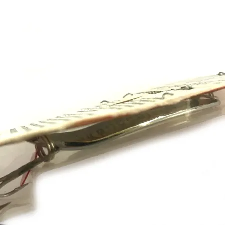 Luhr Jensen Krocodile Die #4 UV, 1/2oz Nickel / Red fishing spoon #6195