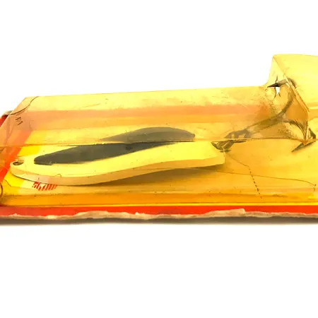 Luhr Jensen Krocodile Stubby, 3/4oz White / Rainbow Blue fishing spoon #6197