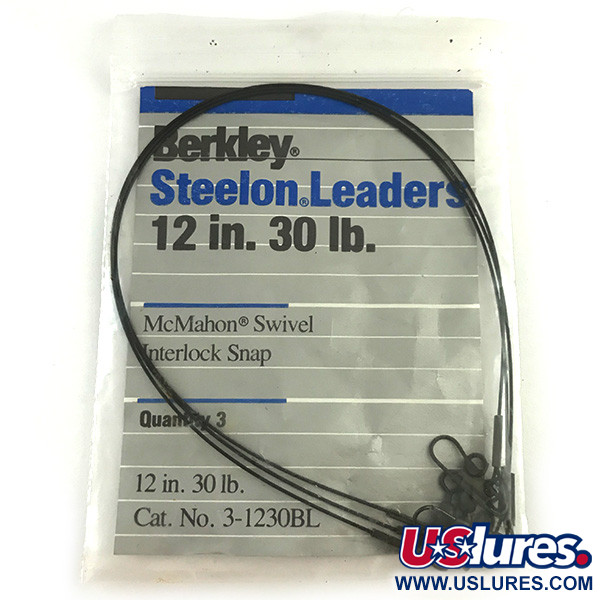   Berkley Steelon Leaders 3pcs,  Black fishing #6198