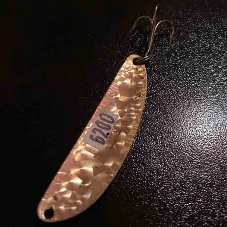 Vintage Acme Side-winder Crystal , 1/3oz Crystal fishing spoon #6200