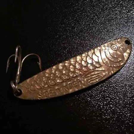 Vintage Acme Side-winder Crystal , 1/3oz Crystal fishing spoon #6200