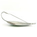 Vintage   Weedless Herter's Olson minnow, 2/5oz Nickel / Green fishing spoon #6215