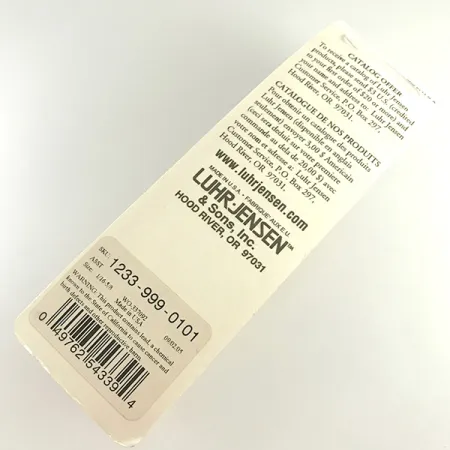 Luhr Jensen Krocodile Stubby, 2/3oz Hammered Nickel fishing spoon #6221