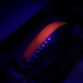   Luhr Jensen Krocodile Stubby UV, 2/3oz Hammered Nickel / Red UV Glow in UV light, Fluorescent fishing spoon #6222