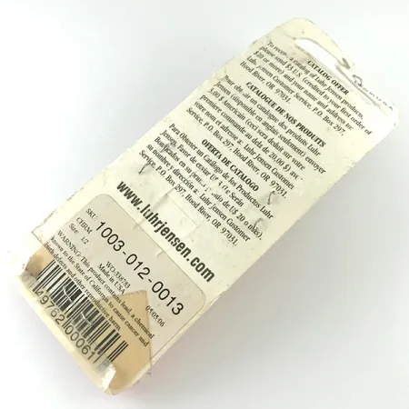 Luhr Jensen Krocodile Die #4, 1/2oz Nickel fishing spoon #6230