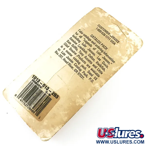  Luhr Jensen Krocodile Stubby, 2/5oz Trout UV Glow in UV light, Fluorescent fishing spoon #6231