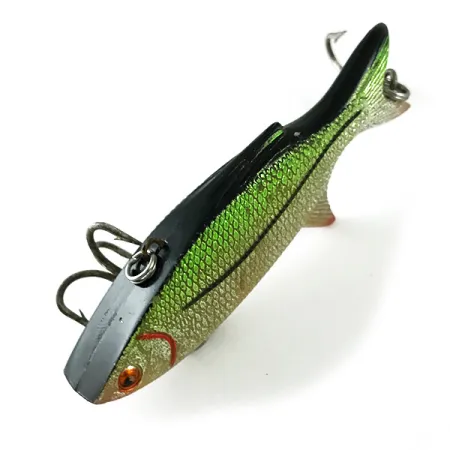 Vintage Other Doll Fish Lipless, 1/2oz Silver / Green fishing lure #6233