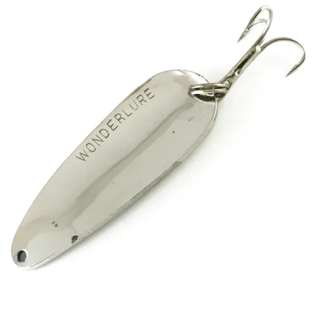 Vintage Acme Wonderlure, 3/5oz Nickel fishing spoon #6236