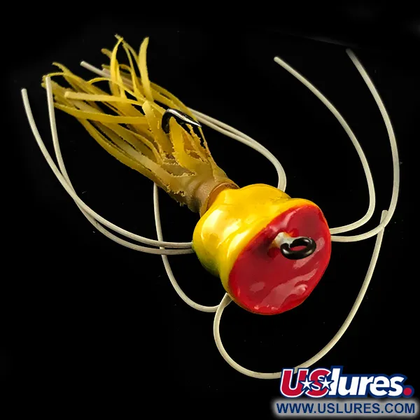 Vintage   Fred Arbogast Hula Popper, 1/16oz Frog fishing lure #6241