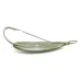 Vintage   Weedless Johnson Silver Minnow, 3/4oz Green / Nickel / Orange UV Glow in UV light, Fluorescent fishing spoon #6259