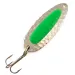 Vintage   Blue Fox Pixee UV , 1/4oz Hammered Nickel / Green fishing spoon #6271