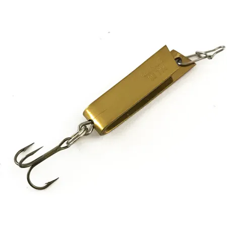 Vintage South Bend Super-Duper 501, 3/32oz Red / Gold fishing spoon #6278