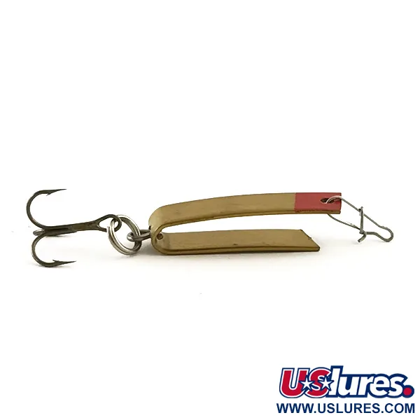 Vintage  South Bend Super-Duper 501, 3/32oz Red / Gold fishing spoon #6278