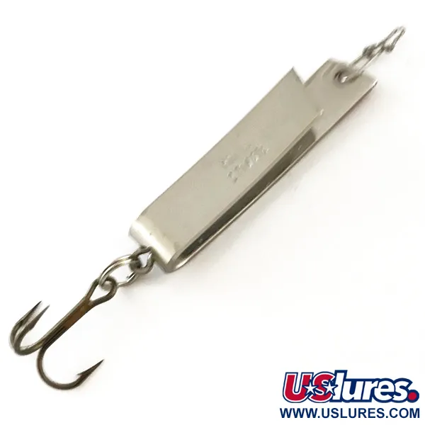 Vintage  South Bend Super Duper 503, 1/8oz Nickel / Red fishing spoon #6280