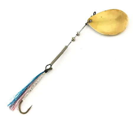 Vintage Worth 4, 1/8oz Brass spinning lure #6285