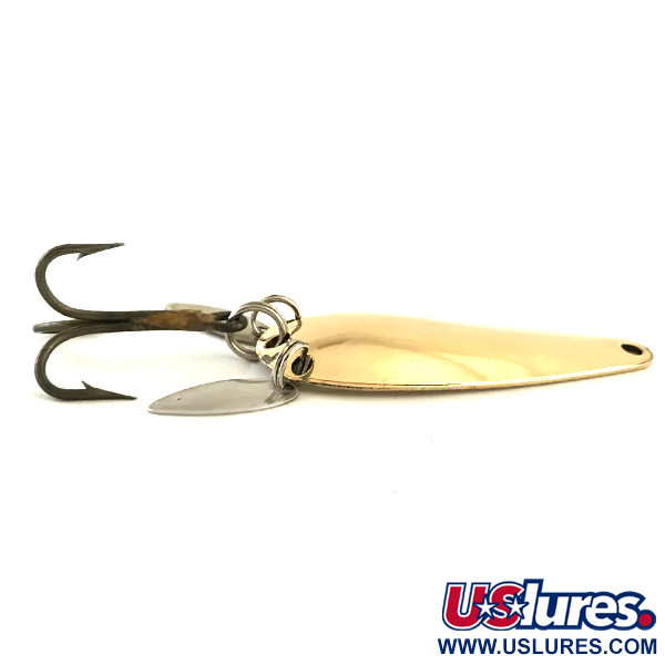 Vintage  Marathon Bait Company Marathon (with sonic blades), 2/5oz Gold fishing spoon #6286