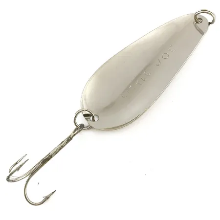 Vintage Lindy / Little Joe Little Joe, 3/5oz Nickel fishing spoon #6287