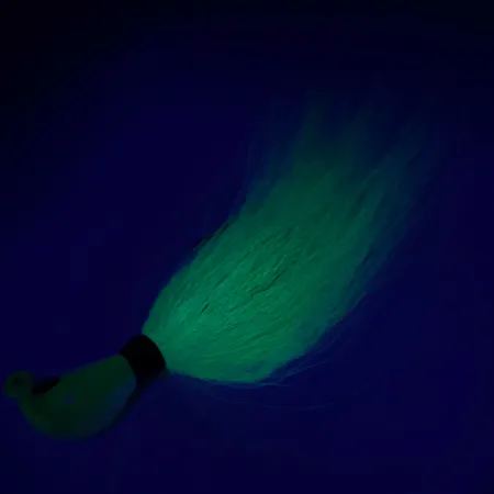 Vintage Northland Sting'r Bucktail Jig UV, 1/2oz Yellow / Red fishing #6289