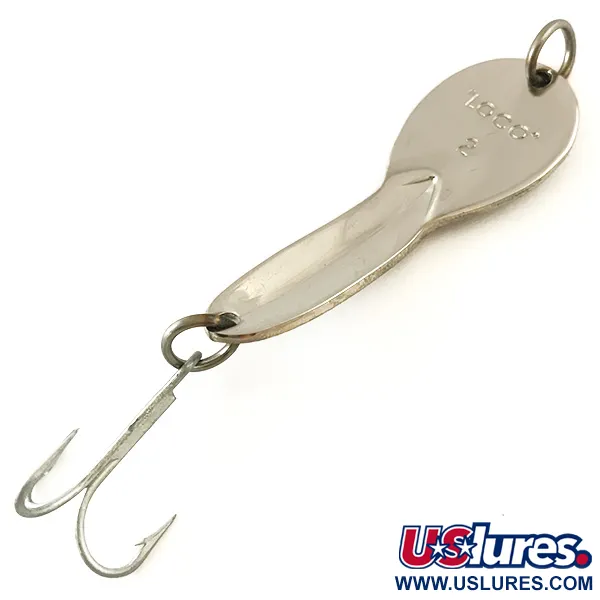 Vintage   Loco 2 Glen Evans, 1/4oz Nickel fishing spoon #6300