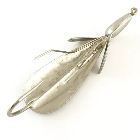 Vintage Weedless Panther Martin Weed Wing, 2/5oz Silver fishing spoon #16351