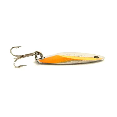 Vintage Acme Kastmaster , 3/32oz Nickel / Orange fishing spoon #6314