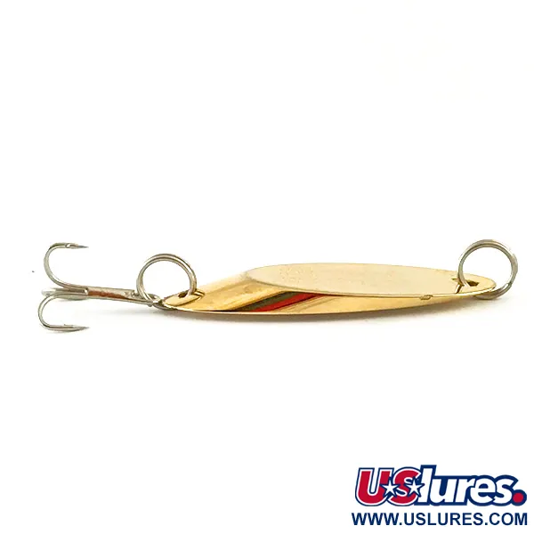 Vintage Acme Kastmaster , 1/4oz Gold fishing spoon #6317
