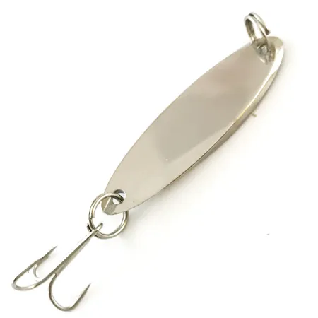 Vintage Acme Kastmaster , 1/4oz Nickel / Blue fishing spoon #6318