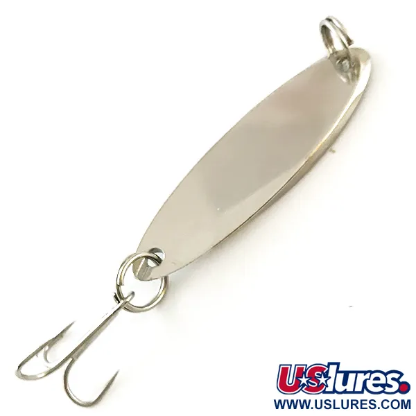 Vintage  Acme Kastmaster , 1/4oz Nickel / Blue fishing spoon #6318