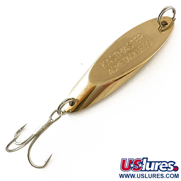 Vintage  Acme Kastmaster , 1/2oz Gold fishing spoon #6322