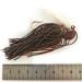 Vintage  Unknown Bass Jig, 2/5oz Brown / White fishing #6323