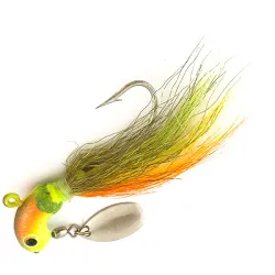 Bucktail Jig with sonic blade