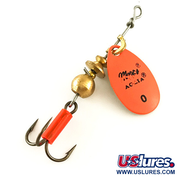 Vintage Mepps Lusox 2, 3/5oz Yellow spinning lure #0249