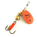 Vintage   Mepps Aglia 0, 3/32oz Fluorescent Orange spinning lure #6330