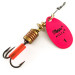 Vintage   Mepps Aglia 1 Hot Pink, 1/8oz Fluorescent Pink spinning lure #6331