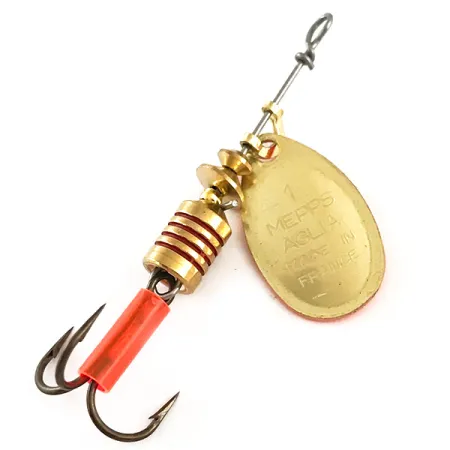 Vintage Mepps Aglia 1 Fluo, 1/8oz Fluorescent Pink spinning lure #6332