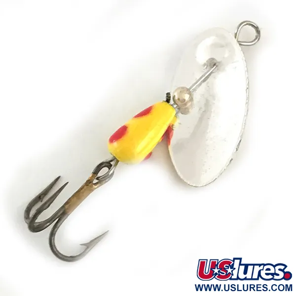   Panther Martin 1, 1/16oz Nickel / Yellow / Red spinning lure #6333