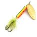  Yakima Bait Worden’s Original Rooster Tail UV, 2/5oz Fire Tiger spinning lure #6989