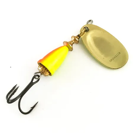 Blue Fox Super Vibrax 2 UV, 3/16oz Fluorescent Yellow spinning lure #6339