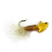 Vintage  Unknown Feathered Jig Heads, 1/3oz Yellow fishing #6344