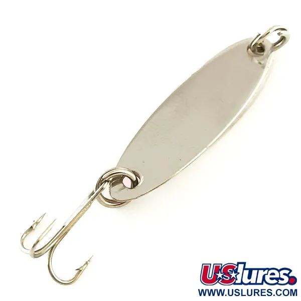 Vintage  Acme Kastmaster UV, 1/8oz Nickel / Orange fishing spoon #6346