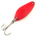 Vintage  Luhr Jensen Krocodile Stubby UV, 1/4oz Red UV Glow in UV light, Fluorescent fishing spoon #6350