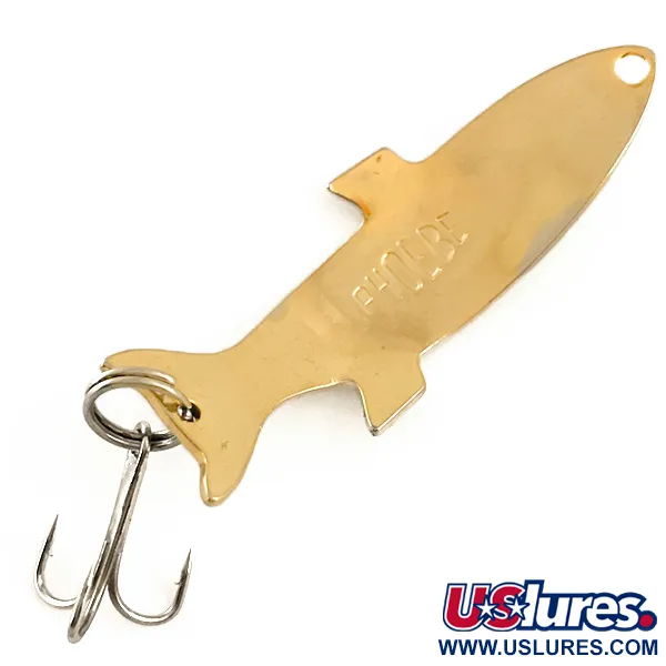 Vintage  Acme Phoebe, 1/4oz Gold fishing spoon #6352
