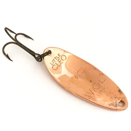 Vintage Acme Little Cleo, 1/3oz Copper fishing spoon #6353