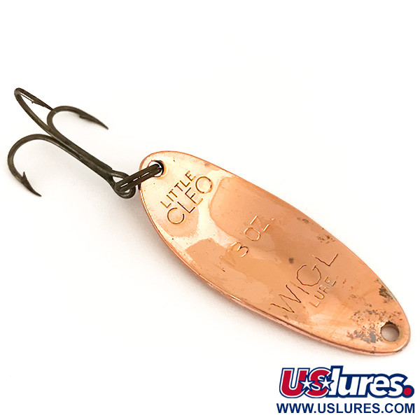 Vintage Acme Little Cleo, 1/3oz Copper fishing spoon #6353