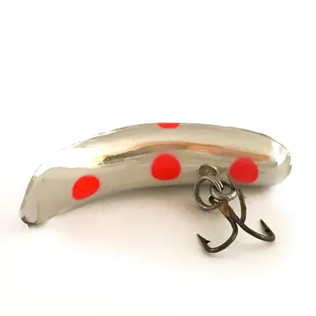 Yakima Bait FlatFish F4 UV, 1/16oz Silver / Red fishing lure #6360