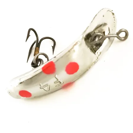 Yakima Bait FlatFish F4 UV, 1/16oz Silver / Red fishing lure #6360