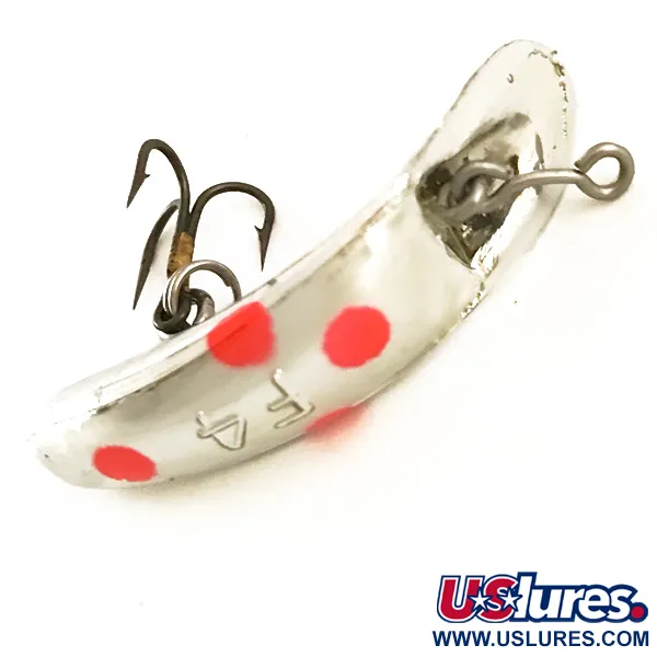  Yakima Bait FlatFish F4 UV, 1/16oz Silver / Red fishing lure #6360